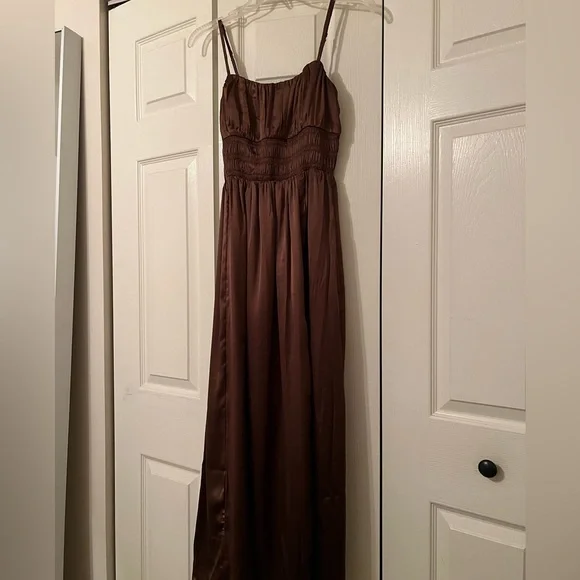 Abercrombie & Fitch | Dresses | Abercrombie Fitch Satin Maxi Dress With Slit | Poshmark Abercrombie & Fitch | Dresses | Abercrombie Fitch Satin Maxi Dress With Slit | Poshmark